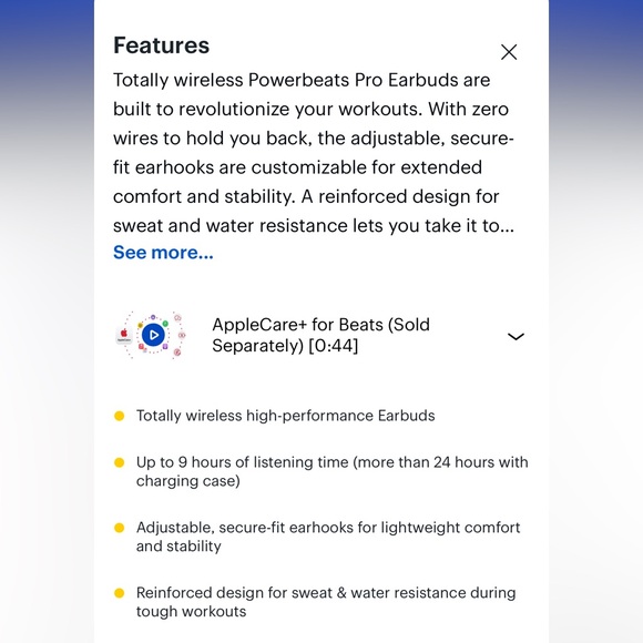 Beats - Powerbeats Pro Wireless Earbuds (Black) - Picture 12 of 16